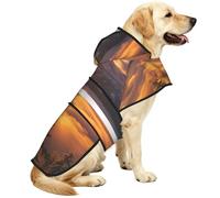 Snow Peak Dog Raincoat With Adjustable Waterproof Pet Clothes, Lightweight Dog Rain Jacket Featuring Reflective Strip For Outdoor Walking And Hiking