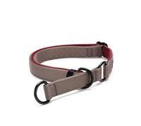 Snow Peak Dog Tape Choker S, Grey, Adjustable Buckle with Light Reflective Stitching
