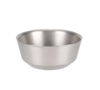 Snow Peak Double Wall Titanium Bowl 600ml, Grey, Ultralight Japanese Titanium Mug for Camping & Outdoors