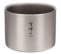 Snow Peak Double Wall Titanium Stacking Mug M400