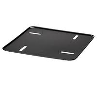 Snow Peak Fireplace Base Plate, Large, steel stable & lightweight stand for firepit with ground heat protection, for camping outdoor cooking bbq