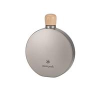 Snow Peak Japanese Titanium Flask for Liquor and Wines, 5 Oz | Perfect for Camping and Outdoors, Titanium is inert and offers no flavor residue, so spirits will be perfectly preserved