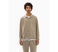 Snow Peak Light Poplin Shirts - Chocolate Brown - Brown / XL