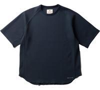 Snow Peak - Lightweight, stretchy urban T-shirt - Dry Waffle T-Shirt Dark Navy for Men in Recycled Polyester - Size M - Blue Blue M