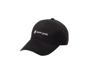 Snow Peak Logo Cap - Black