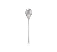 Snow Peak Long Titanium Spork, Silver, Ultralight Titanium Spork for Camping, Outdoors and Home