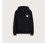 Snow Peak Men's New Standard Square Logo Hoodie Black XL