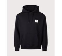 Snow Peak Mens New Standard Square Logo Hoodie - Colour: 019 Black - Size: Small