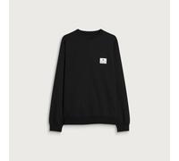 Snow Peak Men's New Standard Square Logo Pullover Black Medium
