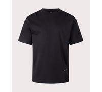 Snow Peak Mens Organic Cotton Mercerised T-Shirt - Colour: Black - Size: Large