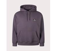 Snow Peak Mens Square Logo Hoodie - Colour: Charcoal - Size: Large