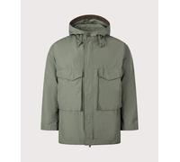 Snow Peak Mens TAKIBI Ripstop Adjustable Jacket - Colour: 066 Olive - Size: Medium