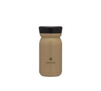 Snow Peak Milk Stainless Steel Vacuum Bottle, 350ml, Sand, Vacuum-Insulated Double Drink Bottle with Screw lid for Every Day use