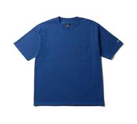 Snow Peak | NSD Pocket T-Shirt | Vintage Style Tee | Blue | WildBounds UK M