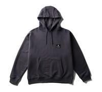 Snow Peak | NSD Square Logo Hoodie | Midweight Hoodie | Charcoal S