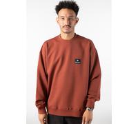 Snow Peak | NSD Square Logo Pullover | Mid-Weight Sweatshirt | Brown S