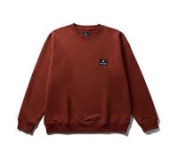 Snow Peak | NSD Square Logo Pullover | Mid-Weight Sweatshirt | Brown M