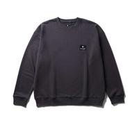 Snow Peak | NSD Square Logo Pullover | Mid-Weight Sweatshirt | Charcoal M