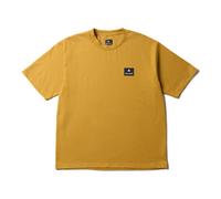 Snow Peak | NSD Square Logo T-Shirt | Boxy Fit Tee | Yellow | WildBounds UK S