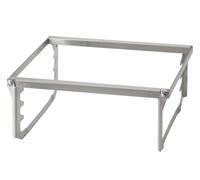 Snow Peak Stainless Steel Fireplace Grill Bridge, Medium, to fit Snow Peak Medium Pack & Carry Fireplace, adjustable height and foldable for Camping Outdoor Cooking