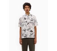 Snow Peak Printed Quick Dry Polo Shirt - Grey - Grey / L (Snow Peak XL)
