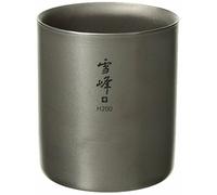Snow Peak Seppou Stacking Mug H200 Titanium One Size TW-124 NEW from Japan
