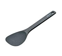 Snow Peak Silicone Long Rice Scoop, Black, 30cm, Lightweight & Durable with Gritty Scoop Surface