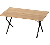 Snow Peak Single Action Low Table Bamboo Light Brown