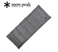 Snow Peak sleeping bag SS Single BD-105GY Gray Camping Outdoor disaster w/Pocket