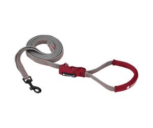 Snow Peak - Soft Lead - Dog leash size S, grey/red