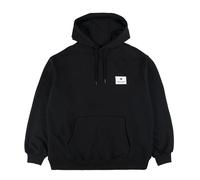 Snow Peak Mens New Standard Square Logo Hoodie - Colour: 019 Black - Size: Small