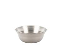 Snow Peak Stainless Steel Tableware Bowl M, Silver, Lightweight durable bowl for home, camping & outdoors