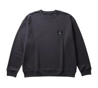 Snow Peak Sweatshirt - Mens Snow Peak NSD Square Logo Pullover - Black, Charcoal