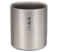 Snow Peak Titanium Double Wall H Stacking Mugs