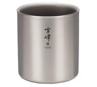 Snow Peak Titanium Double Wall H Stacking Mugs