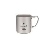 Snow Peak Titanium Double Wall Mug 220ml Folding Handle MG-051FHR Made in Japan