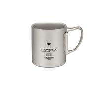 Snow Peak Titanium Double Wall Mug - Silver - 220ml
