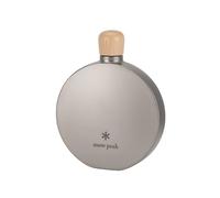 Snow Peak Titanium Flask 150 TW-116 Whiskey Bottle Hip Flask Silver Unisex Adult