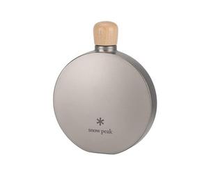 Snow Peak Titanium Flask 150 TW-116 Whiskey Bottle Hip Flask Silver Unisex Adult