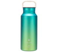 Snow Peak - Titanium flask - Titanium Aurora Bottle 600 Ml In Ocean in Titanium - Green Green one size