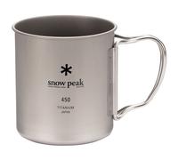 Simple Wall Titanium Mug Snow Peak 450 450 ml