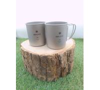Snow Peak titanium single mug 300 2 piece set MG-142 lightweight made in Japan