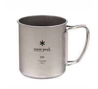 Snow Peak Men's Titanium Single Wall Mug Silver