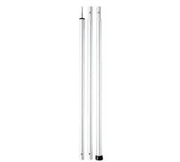 Snow Peak Aluminum Wing Pole, 280cm, Lightweight Japanese pole for tarps & shelters, Silver