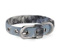 Snow Pine Tree Christmas Pet Collar Oxford Adjustable Safety Dog Collars Cute Outdoor Training Pet Collars Easy Clean Floral Print Puppy Collar for City Pet Owners