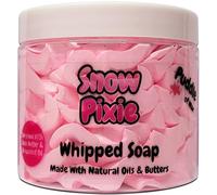 Snow Pixie Whipped Soap Body Wash - 150g - Natural Oils and Butters - Sweet Scent - Vegan Friendly - Puddle of Wax - Made in the UK