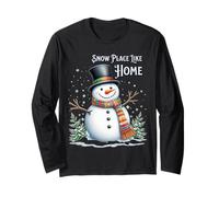 Snow Place Like Home Snowman Long Sleeve T-Shirt