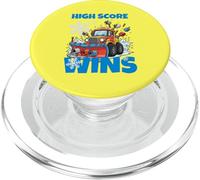 Snow Plow Driver Funny Snowplow Truck Winter Plowing Design PopSockets PopGrip for MagSafe