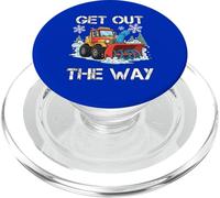 Snow Plow Driver Funny Snowplow Truck Winter Plowing Design PopSockets PopGrip for MagSafe