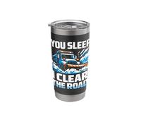Snow Plow Driver Snow Plow Snow Removal Winter Worker Stainless Steel Insulated Tumbler